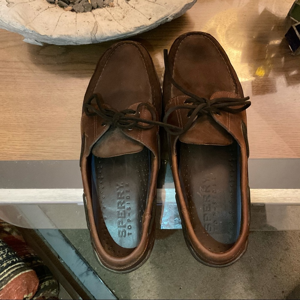 SPERRY TOP-SIDER 2 EYED BOAT SHOES 13 - Picture 5 of 7